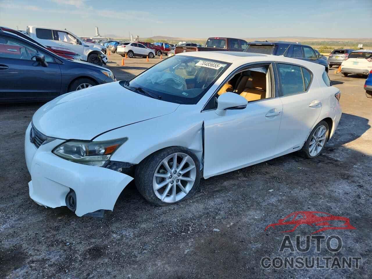 LEXUS CT 200 2013 - JTHKD5BH7D2168465
