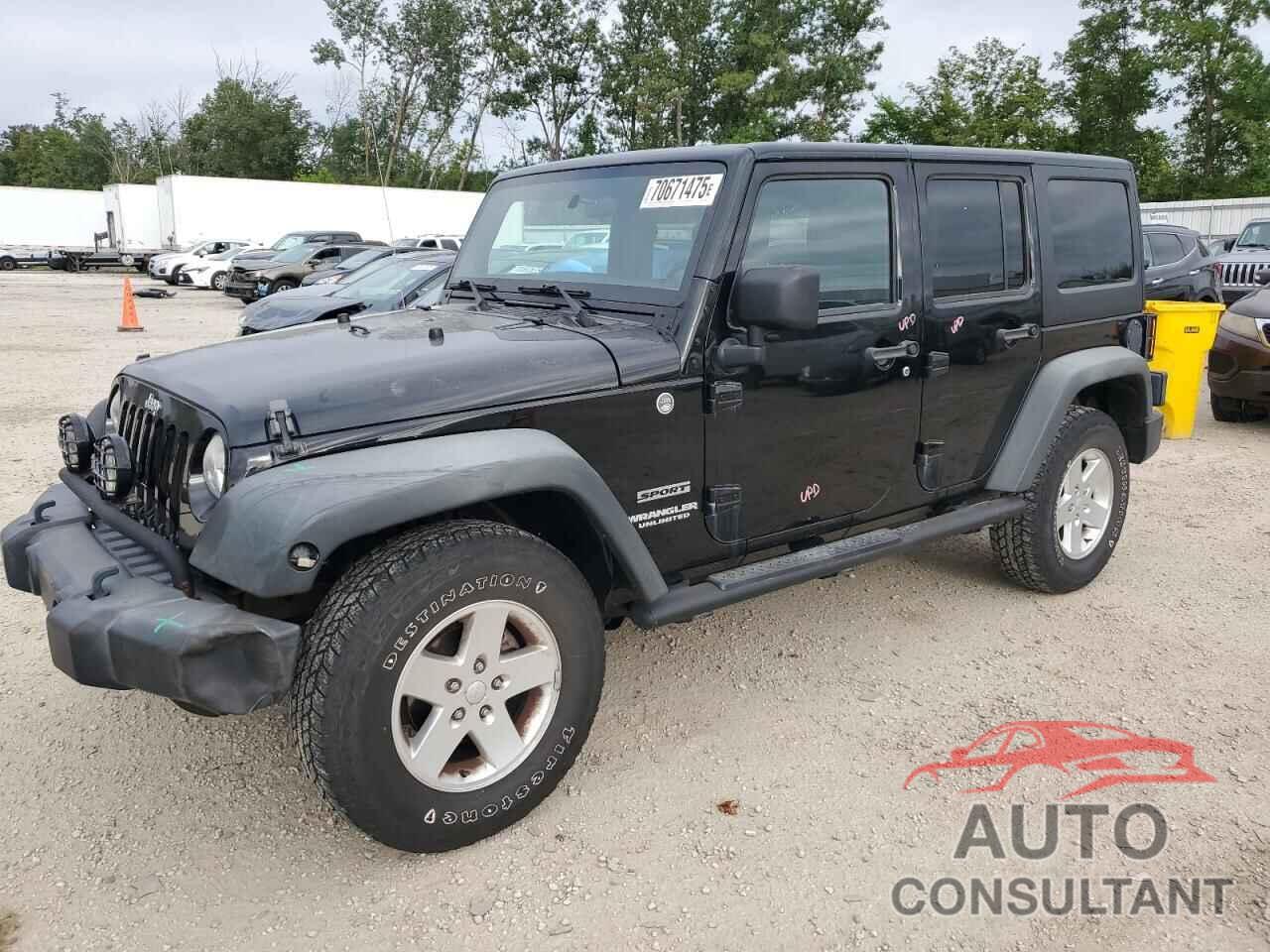 JEEP WRANGLER 2011 - 1J4BA3H12BL567200