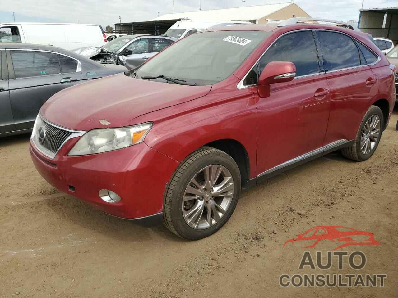 LEXUS RX450 2010 - JTJBC1BAXA2015703