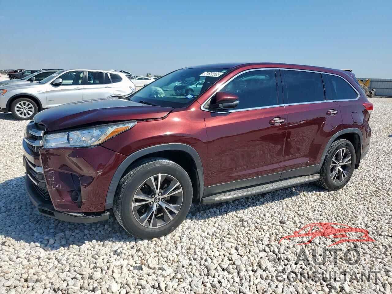 TOYOTA HIGHLANDER 2019 - 5TDZARFH0KS053920