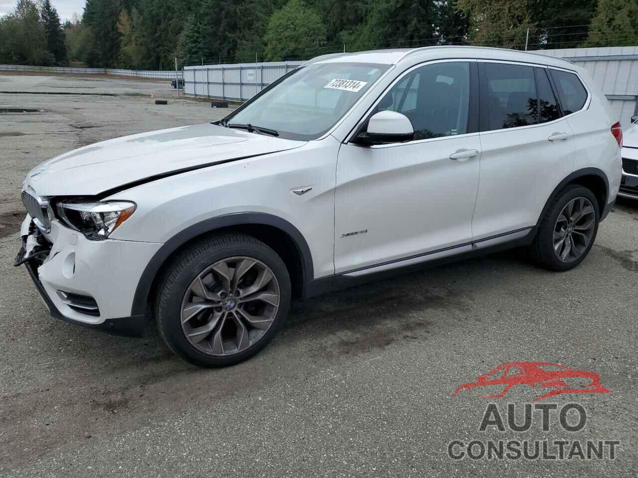 BMW X3 2017 - 5UXWX9C53H0D98366