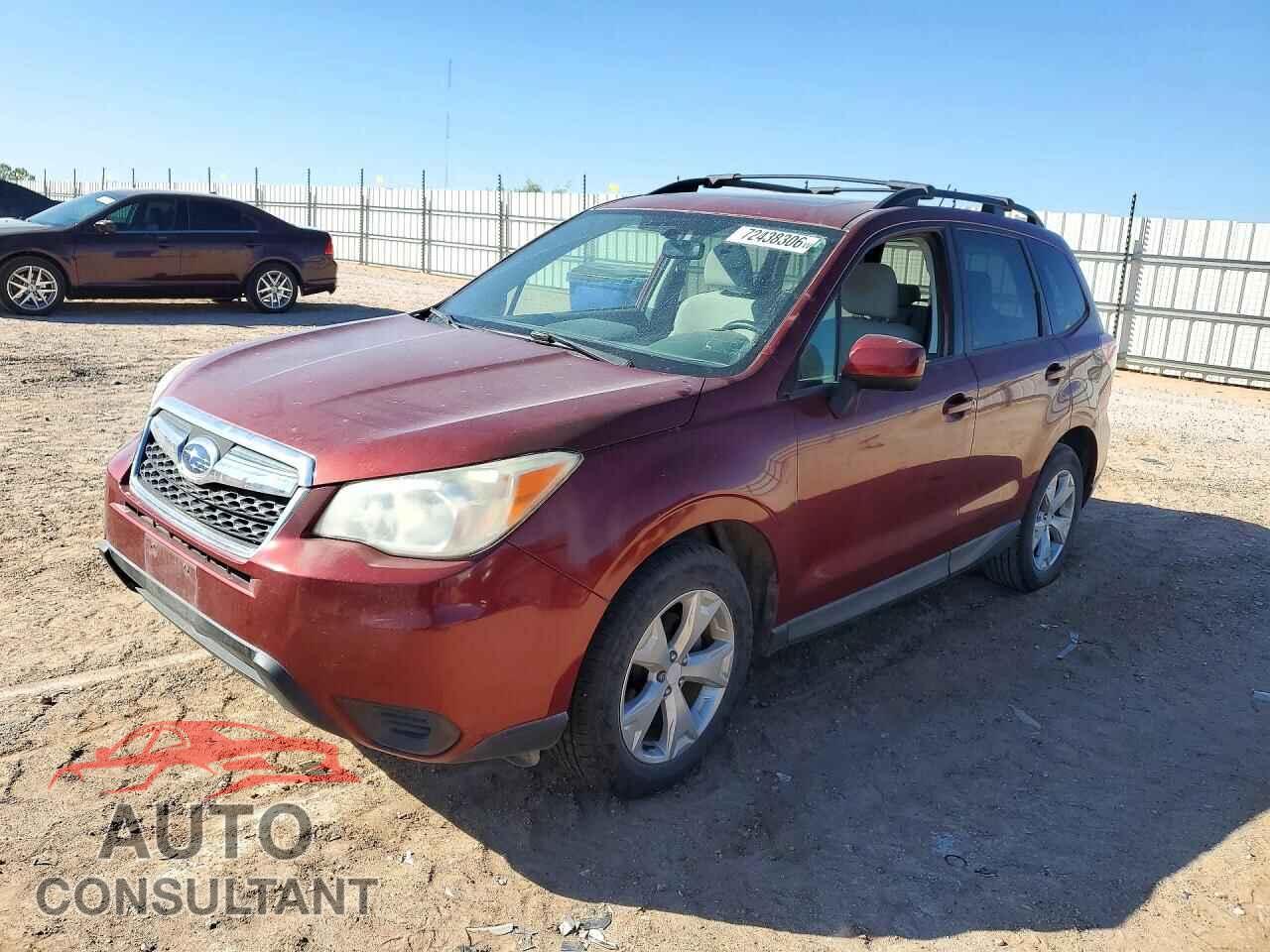 SUBARU FORESTER 2014 - JF2SJADC0EH534254