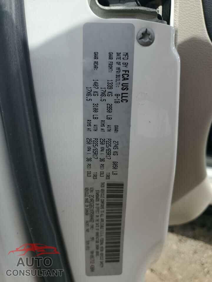 DODGE CARAVAN 2019 - 2C4RDGBG1KR500482
