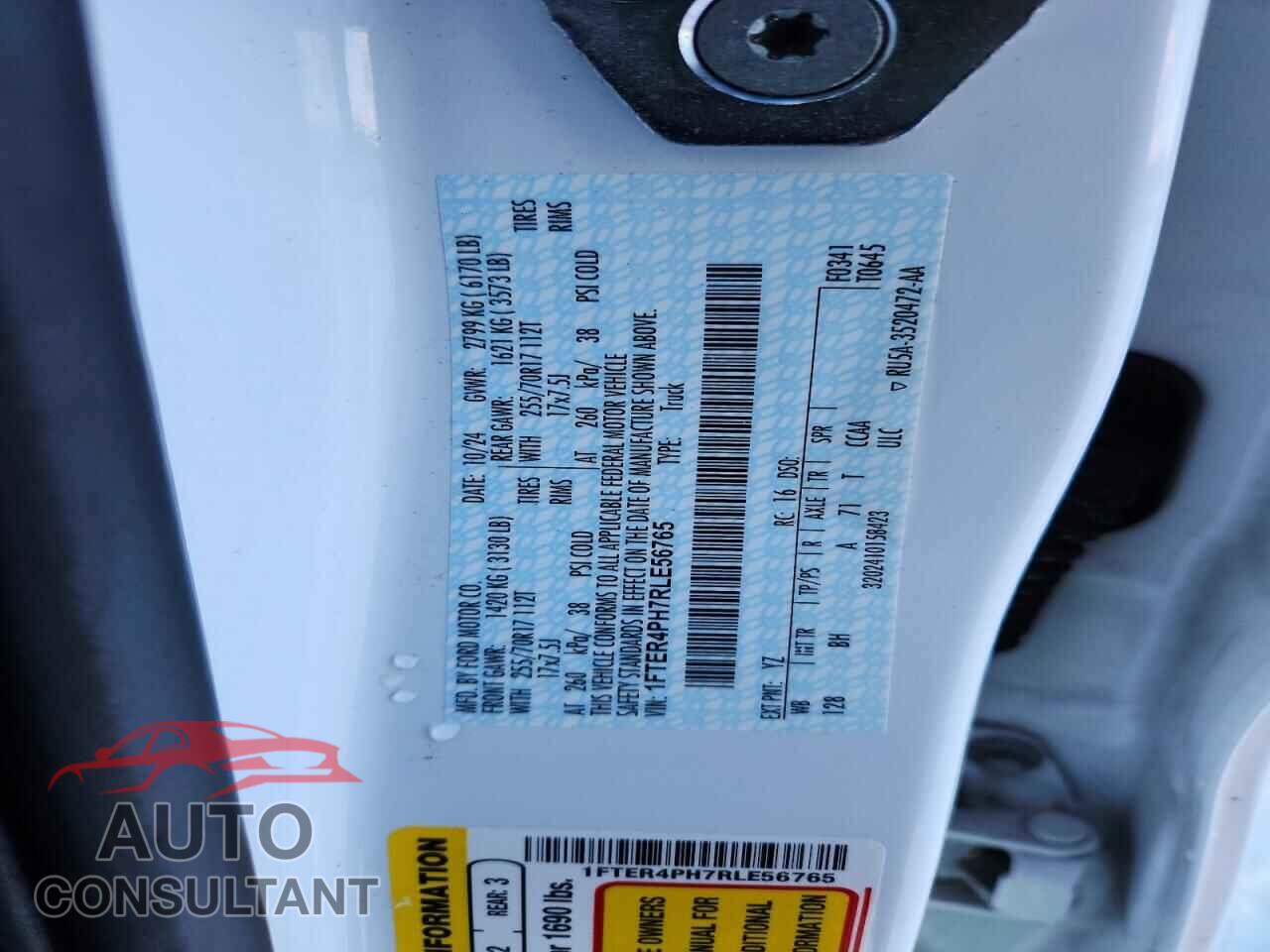 FORD RANGER 2024 - 1FTER4PH7RLE56765