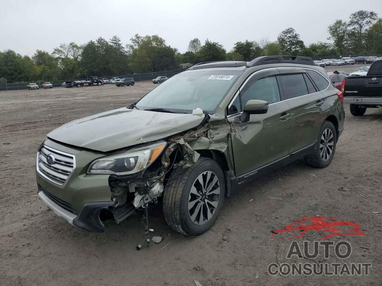 SUBARU OUTBACK 2016 - 4S4BSENC7G3218900