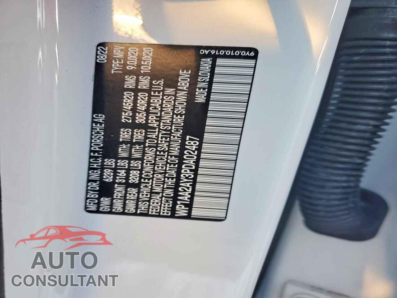 PORSCHE CAYENNE BA 2023 - WP1AA2AY3PDA02487