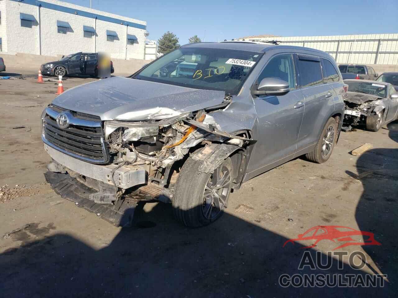 TOYOTA HIGHLANDER 2016 - 5TDJKRFH8GS301798