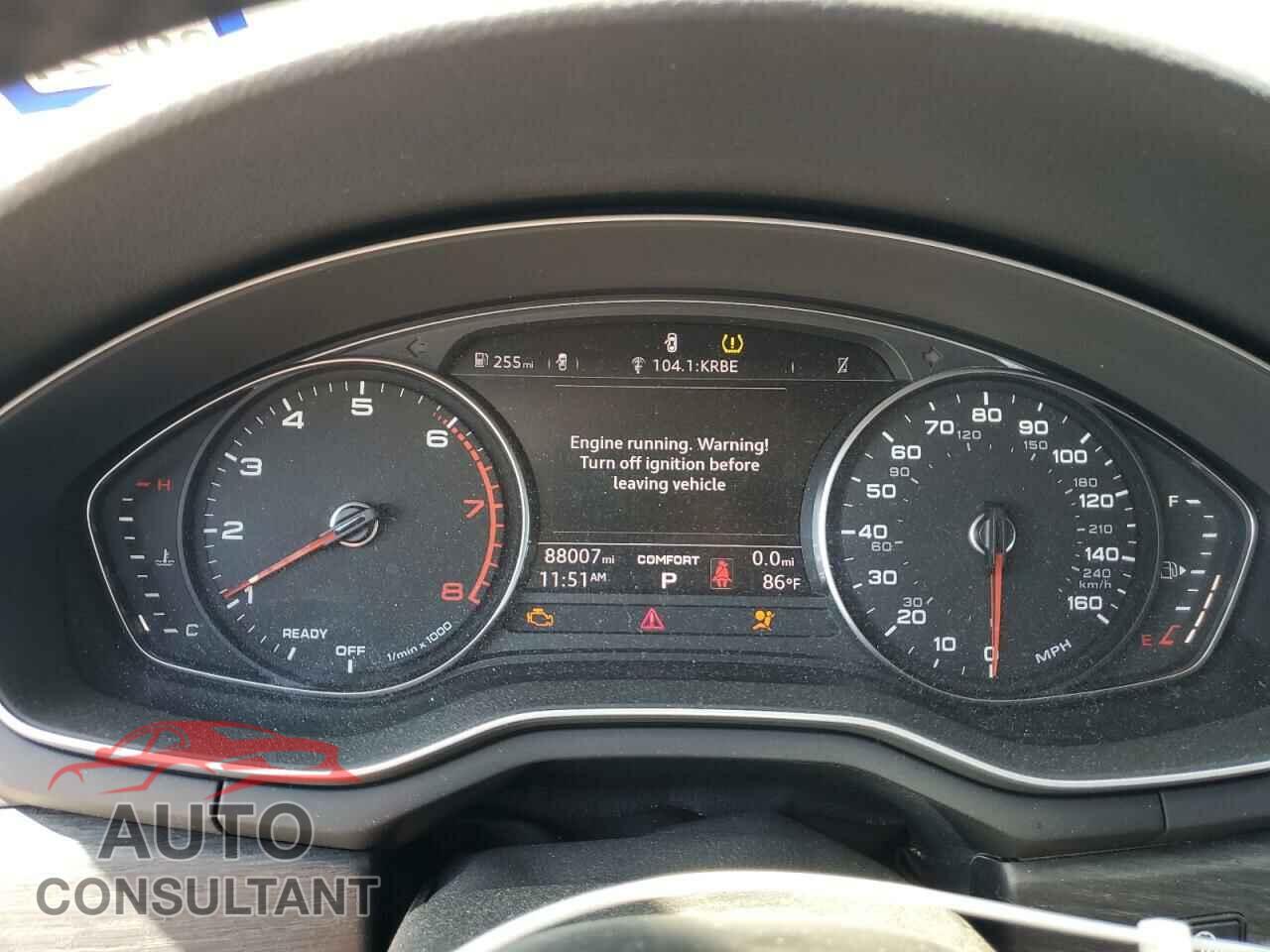 AUDI A4 2018 - WAULMAF4XJA017589