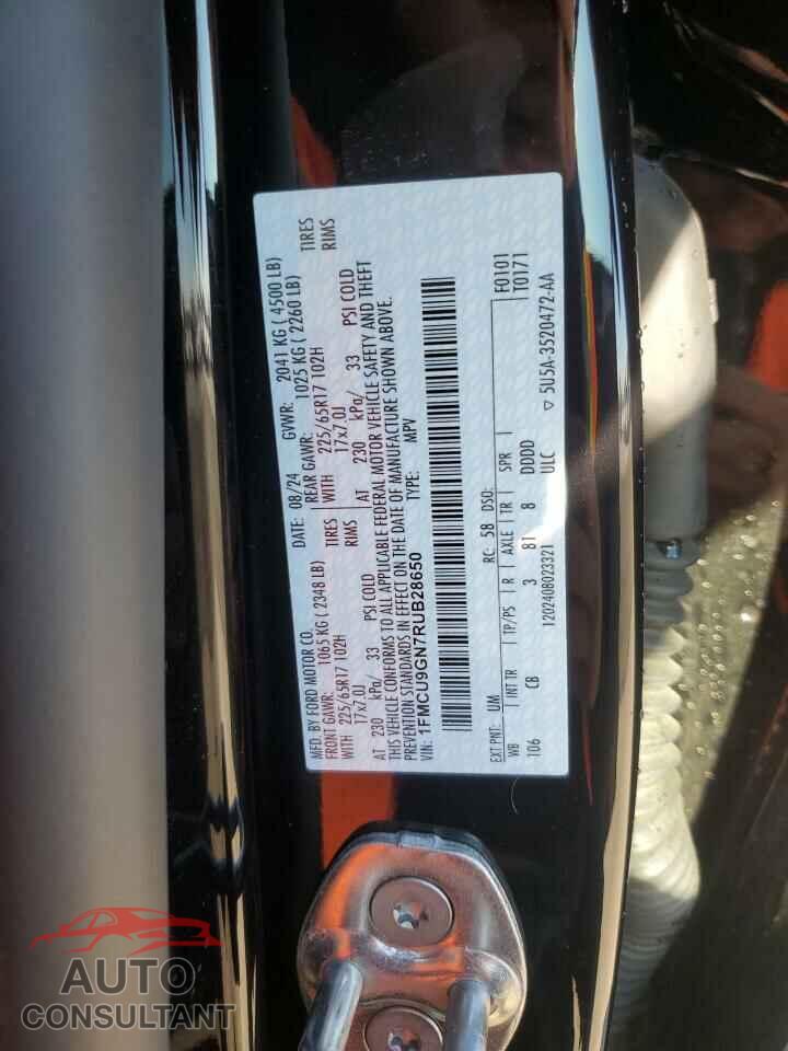 FORD ESCAPE ACT 2024 - 1FMCU9GN7RUB28650