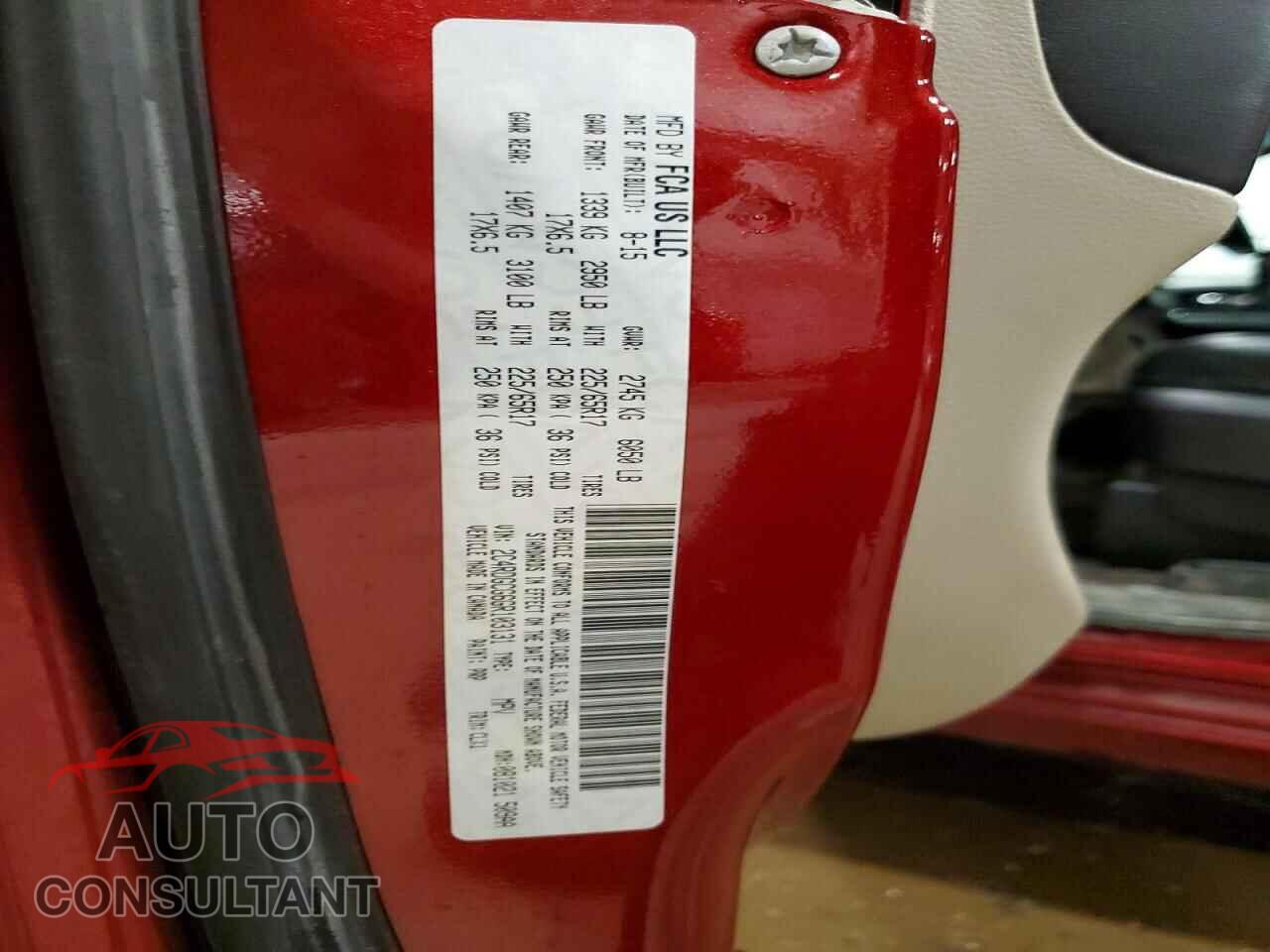 DODGE CARAVAN 2016 - 2C4RDGCG6GR103131