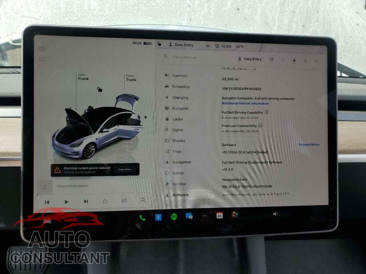 TESLA MODEL 3 2023 - 5YJ3E1EA1PF403602