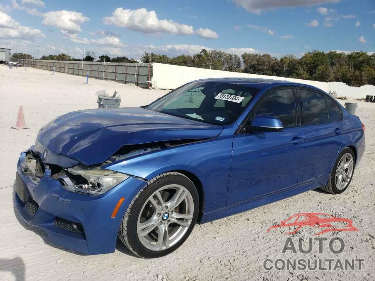BMW 3 SERIES 2014 - WBA3D3C52EK154258