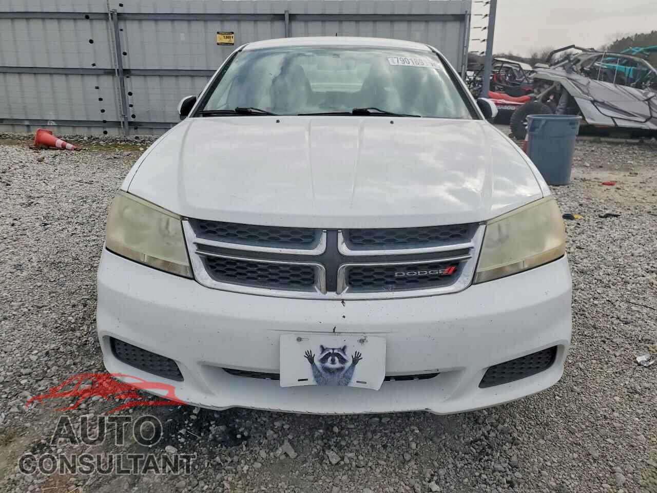DODGE AVENGER 2012 - 1C3CDZCB8CN253467