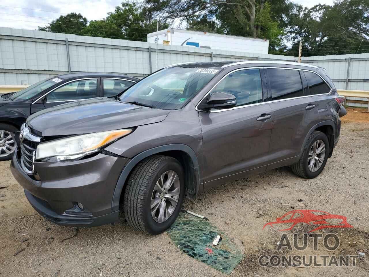 TOYOTA HIGHLANDER 2014 - 5TDJKRFH1ES041290
