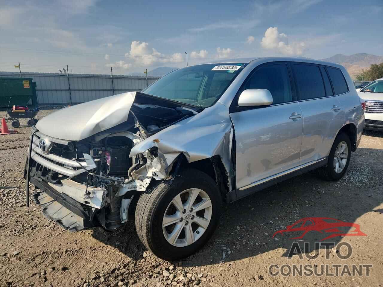 TOYOTA HIGHLANDER 2013 - 5TDZA3EH2DS044685