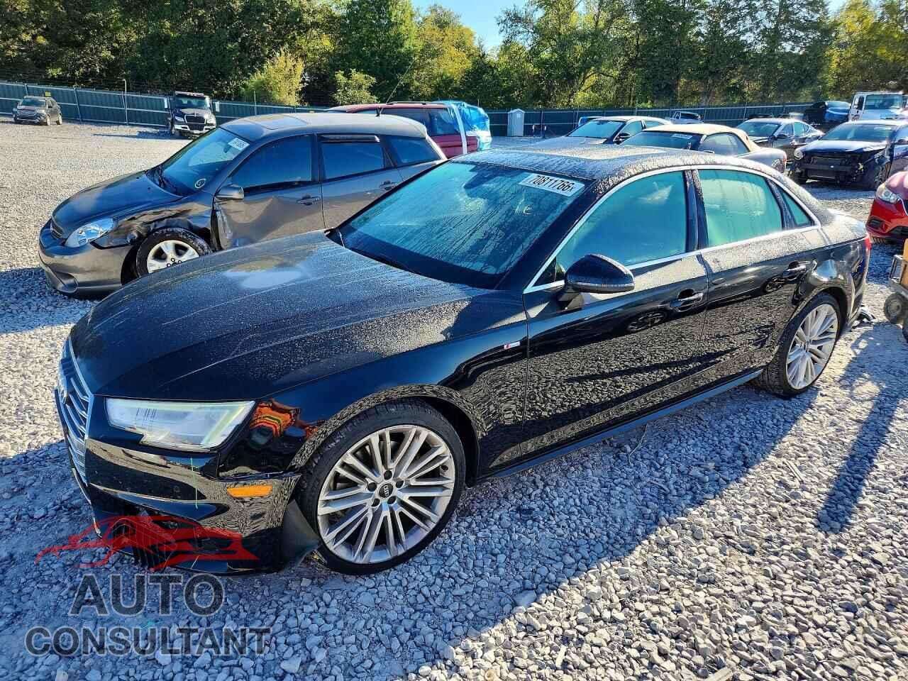 AUDI A4 2018 - WAULMAF41JA100456