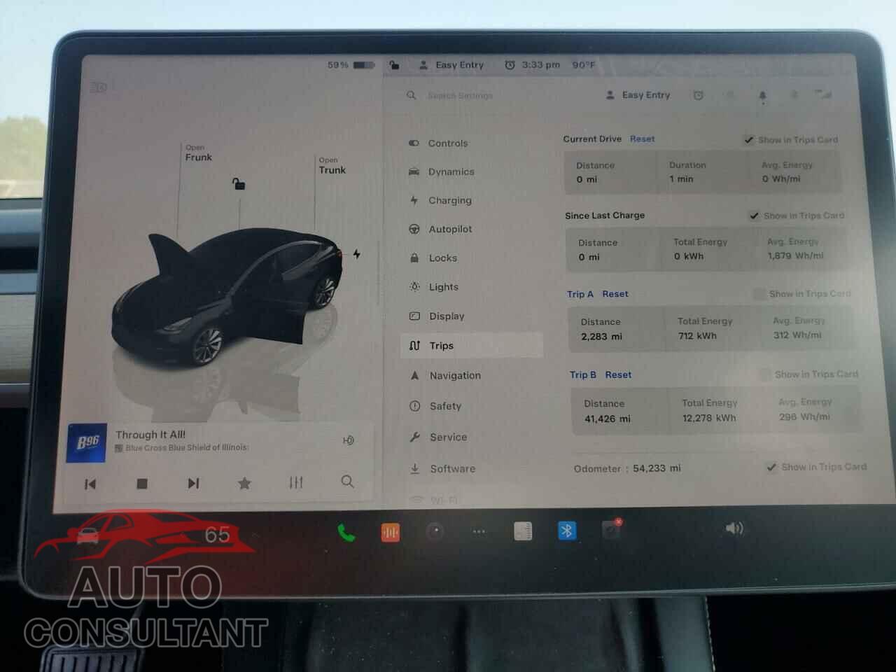 TESLA MODEL 3 2022 - 5YJ3E1EB7NF286307