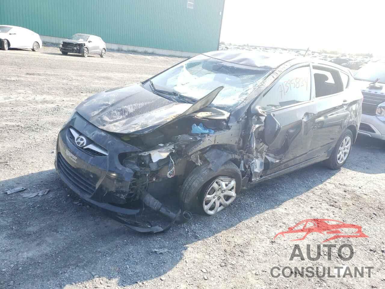 HYUNDAI ACCENT 2013 - KMHCT5AE0DU064111