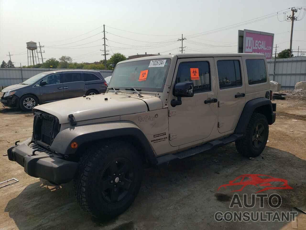 JEEP WRANGLER 2016 - 1C4BJWDG1GL251151