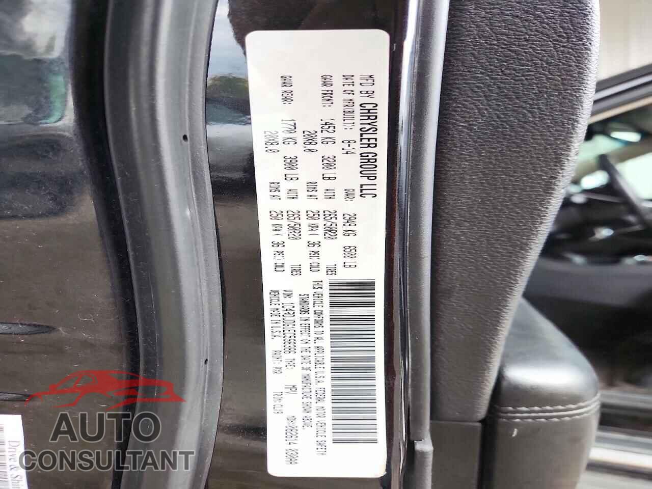 DODGE DURANGO 2014 - 1C4RDJDG1EC598386