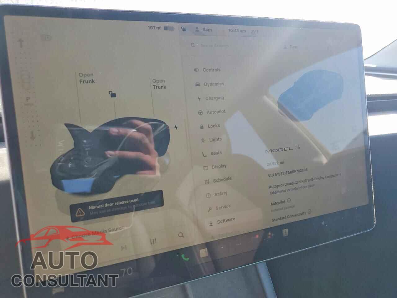 TESLA MODEL 3 2024 - 5YJ3E1EA9RF782898