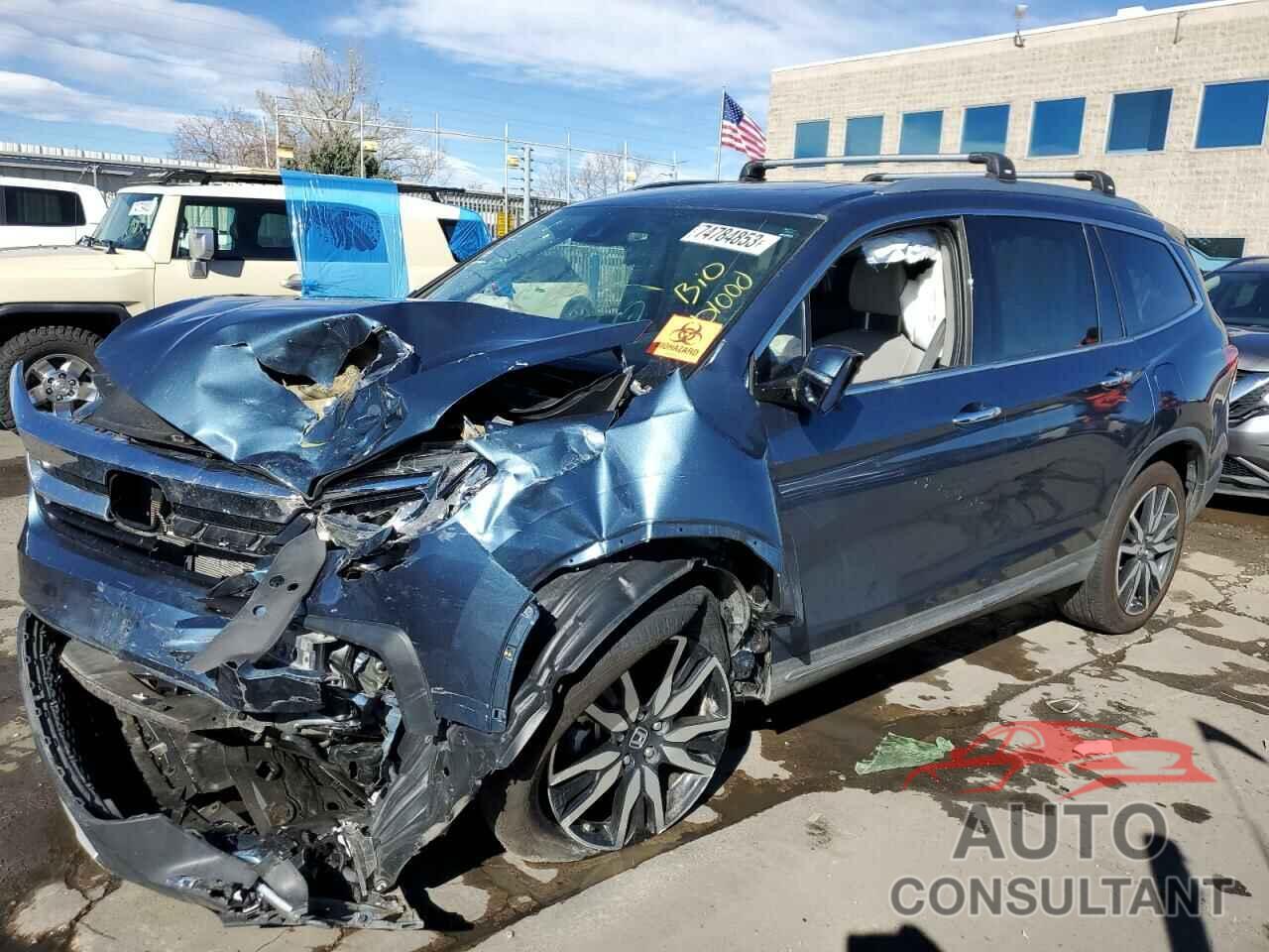 HONDA PILOT 2019 - 5FNYF6H93KB092183