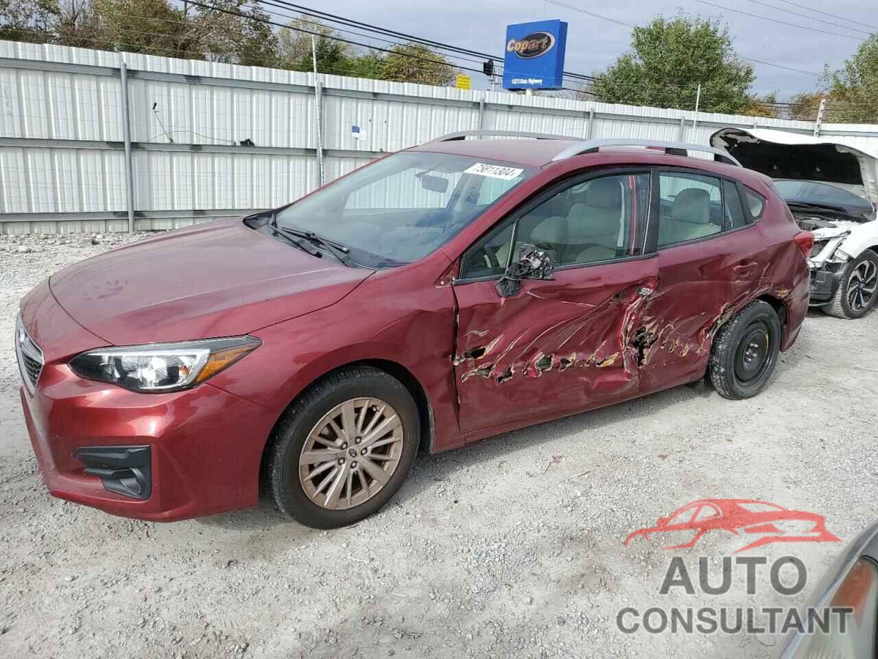 SUBARU IMPREZA 2018 - 4S3GTAB64J3739644