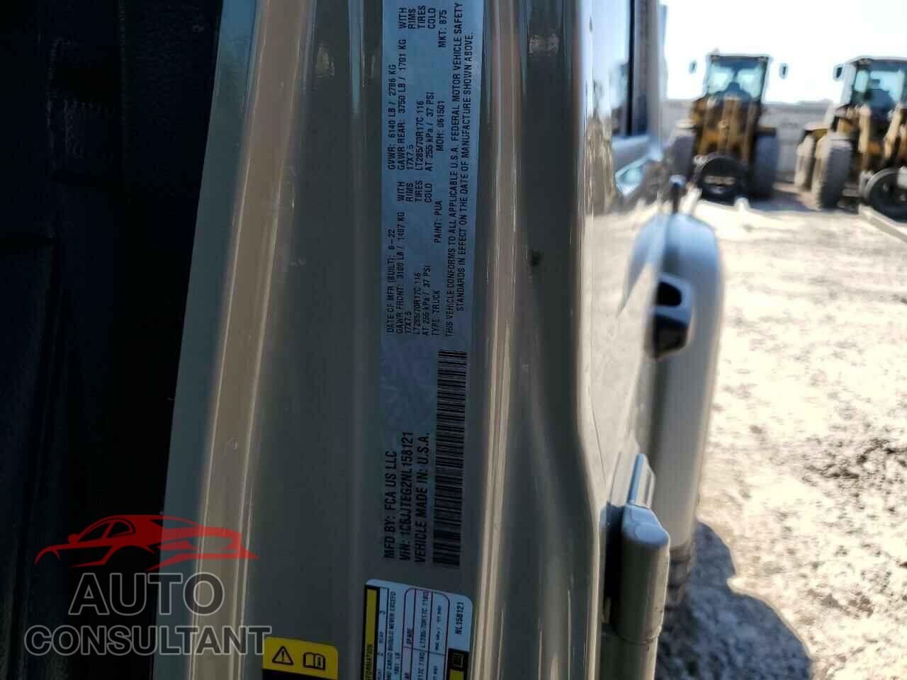 JEEP GLADIATOR 2022 - 1C6JJTEG2NL158121