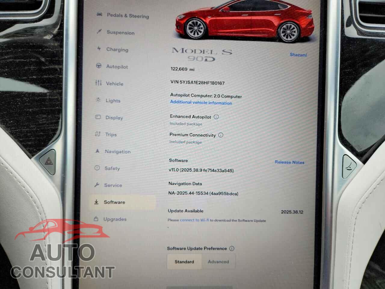 TESLA MODEL S 2017 - 5YJSA1E28HF180167