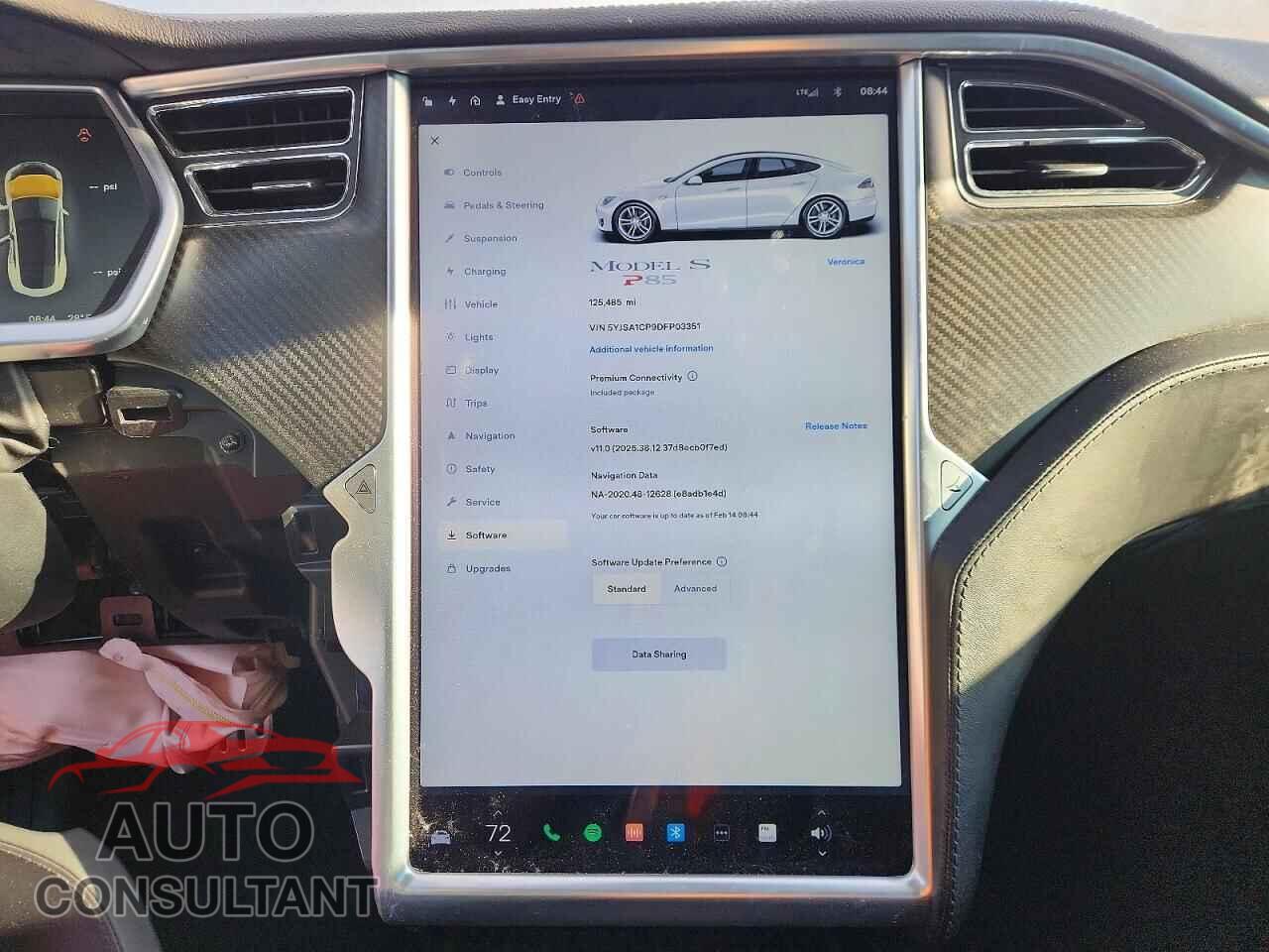 TESLA MODEL S 2013 - 5YJSA1CP9DFP03351
