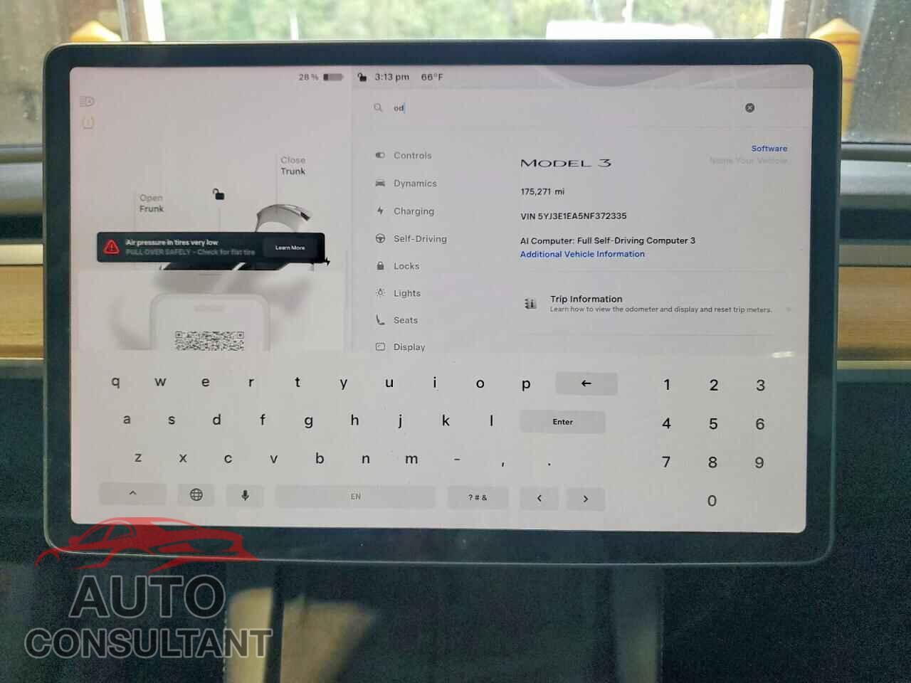 TESLA MODEL 3 2022 - 5YJ3E1EA5NF372335
