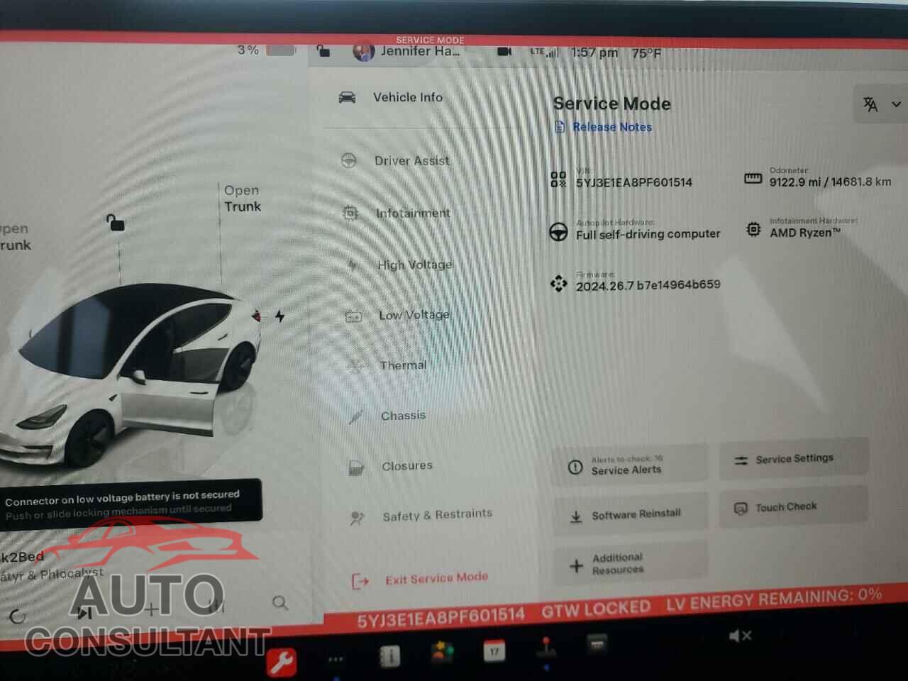 TESLA MODEL 3 2023 - 5YJ3E1EA8PF601514