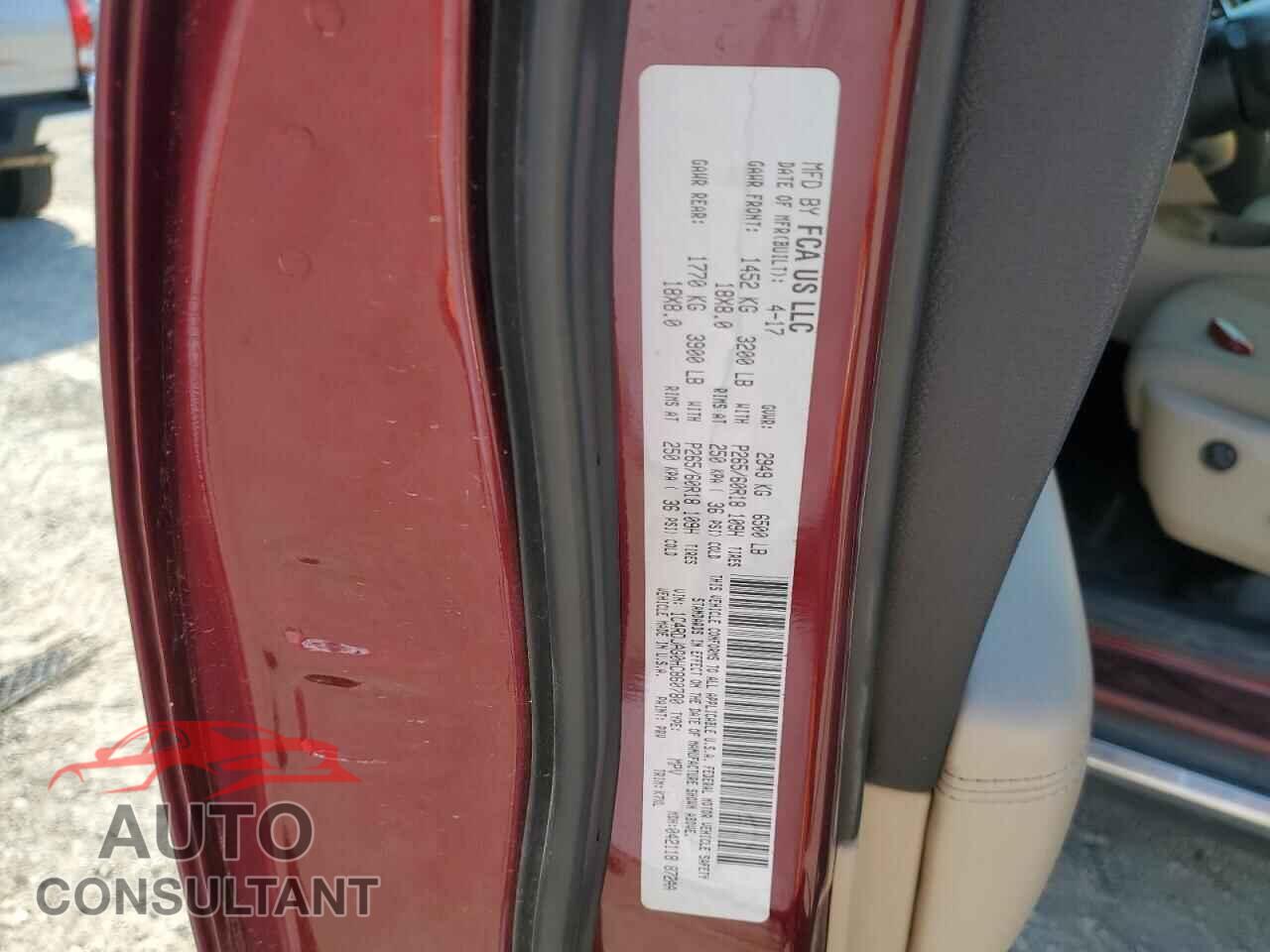 DODGE DURANGO 2017 - 1C4RDJAG0HC860780