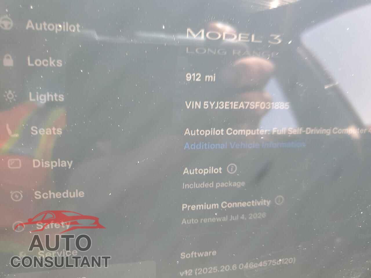 TESLA MODEL 3 2025 - 5YJ3E1EA7SF031885