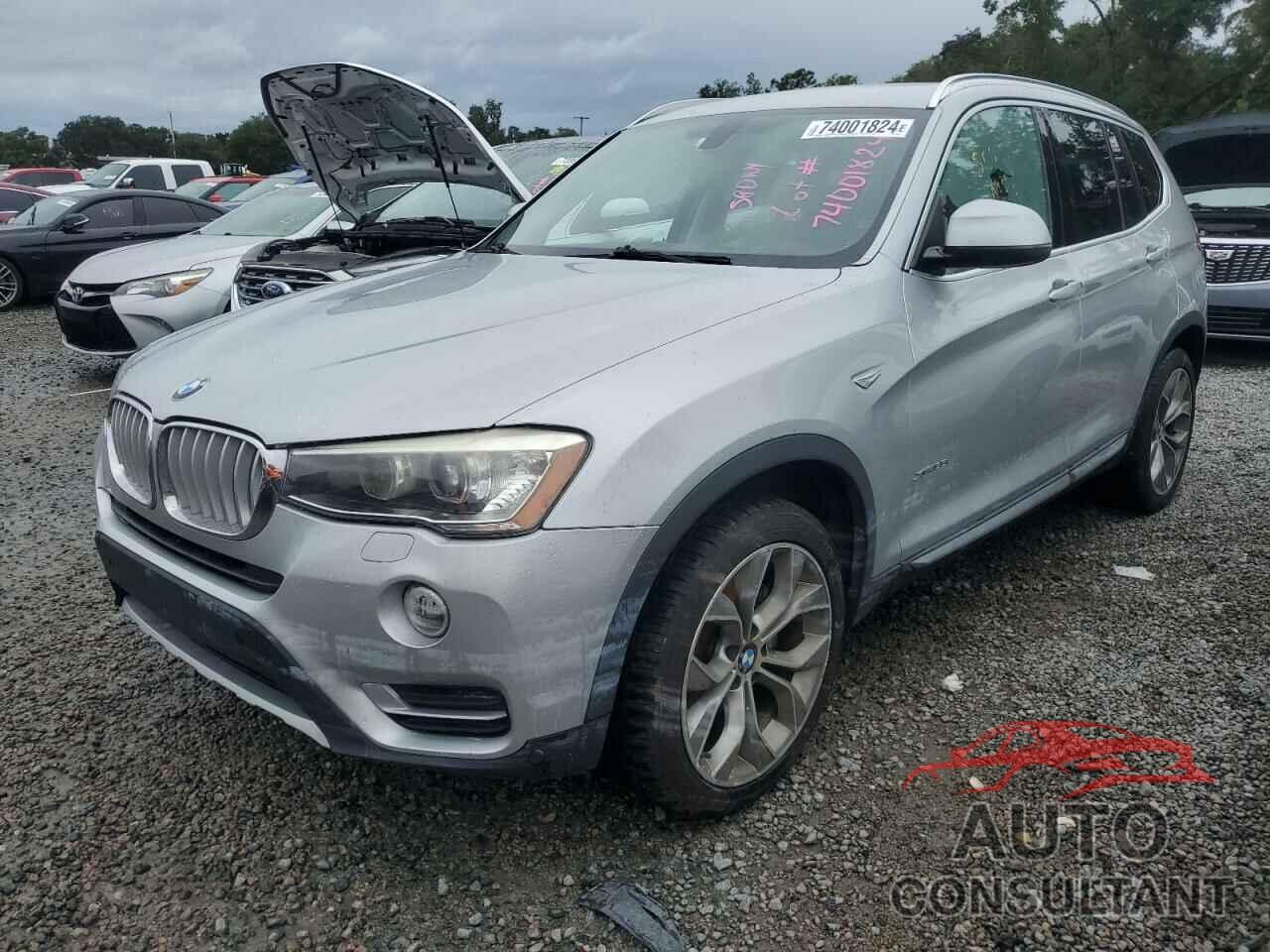 BMW X3 2016 - 5UXWX7C51G0K36381