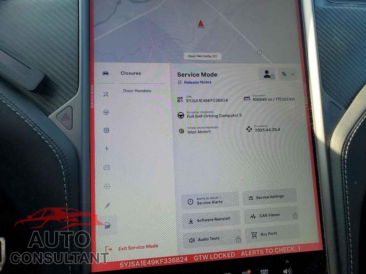 TESLA MODEL S 2019 - 5YJSA1E49KF336824