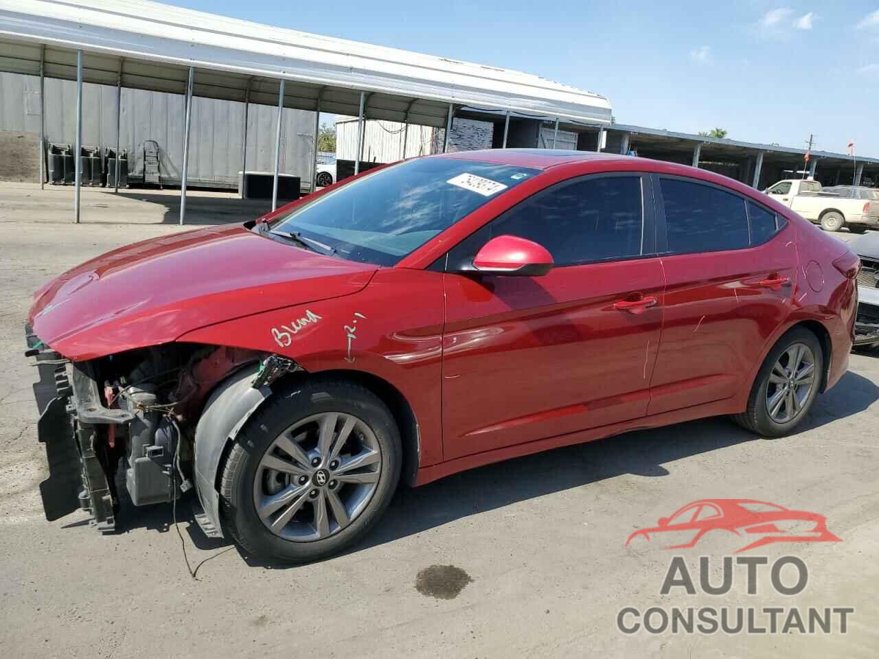 HYUNDAI ELANTRA 2017 - KMHD84LF3HU237485