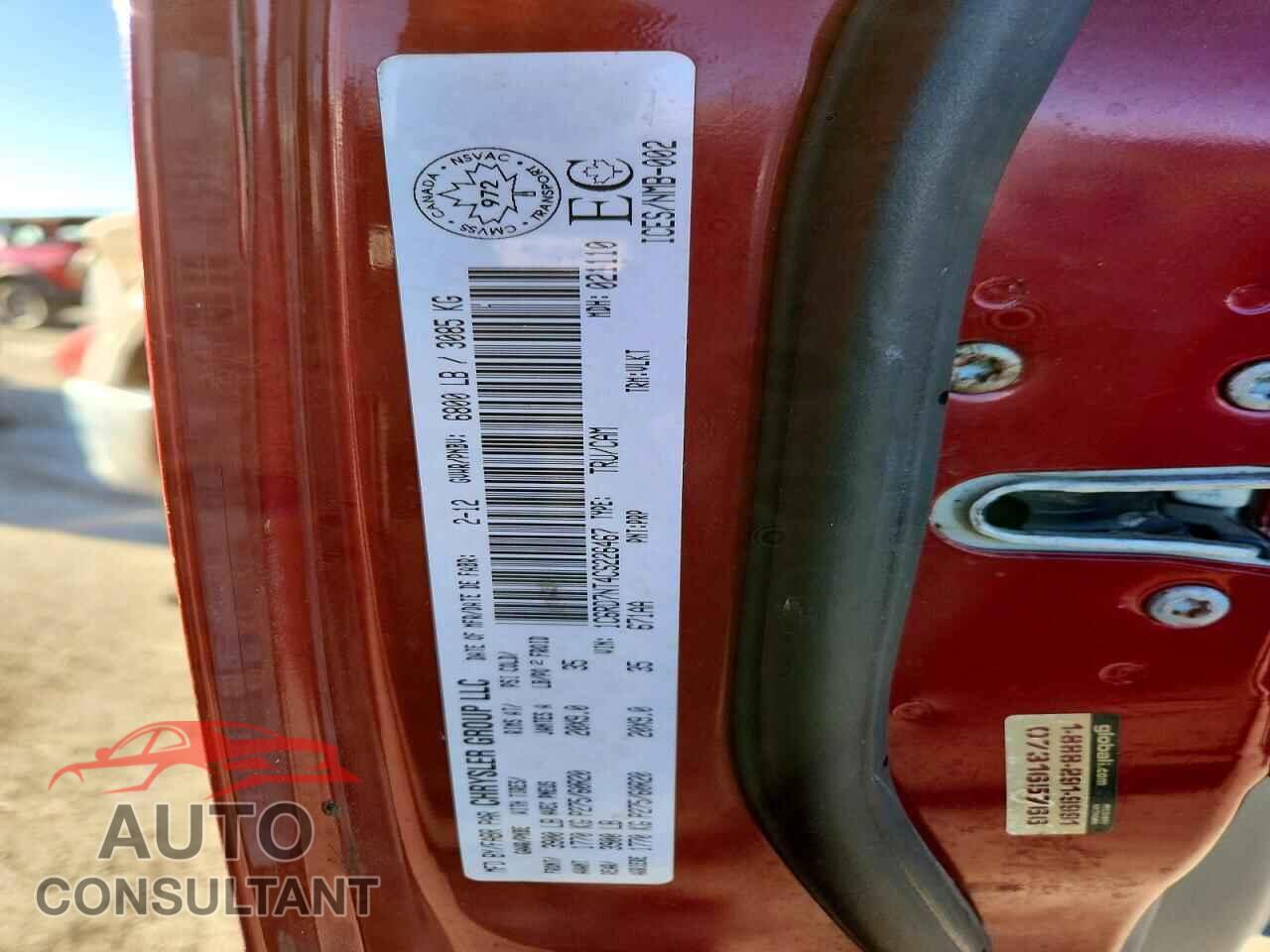 DODGE RAM 1500 2012 - 1C6RD7NT4CS226467