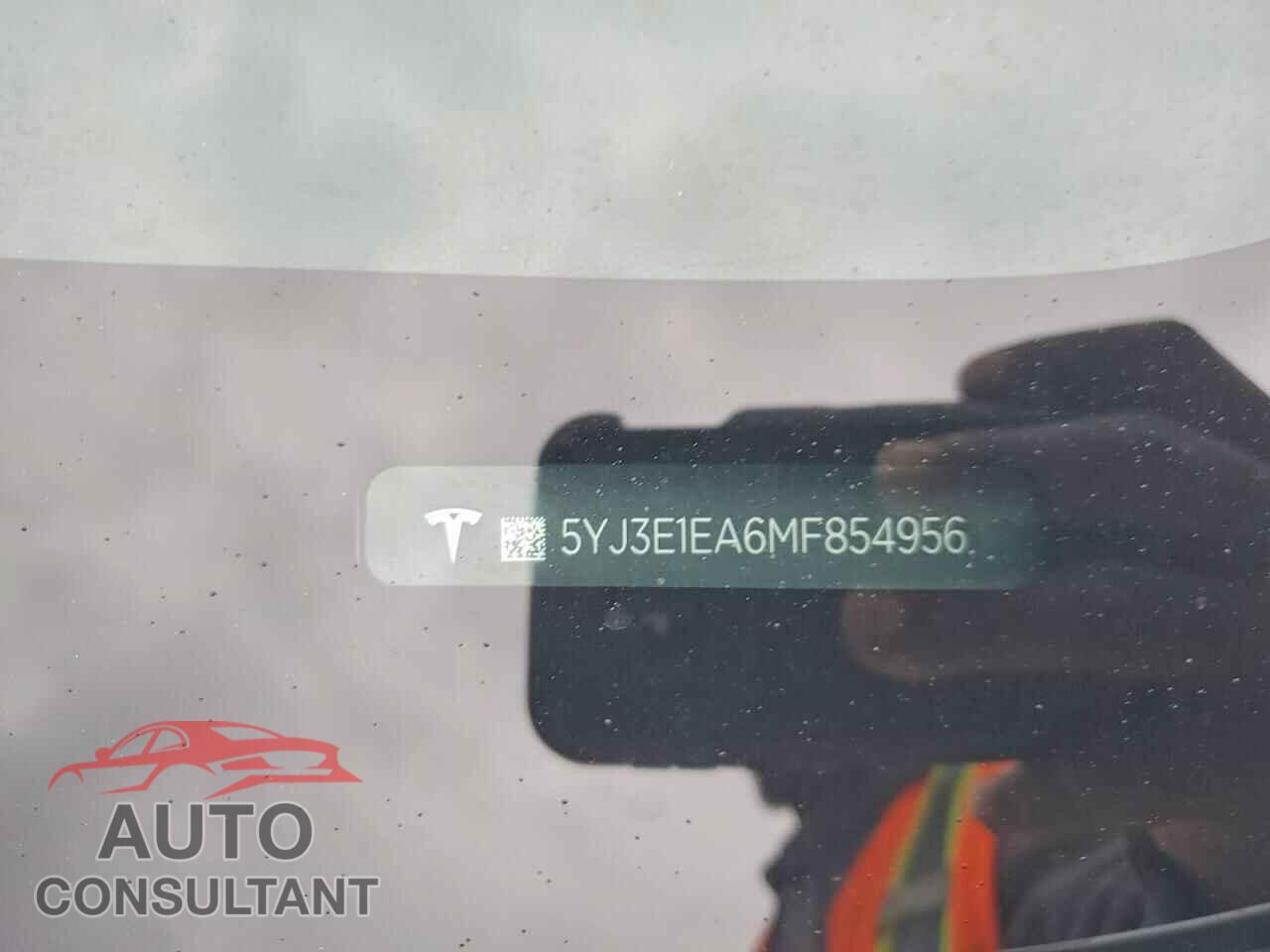 TESLA MODEL 3 2021 - 5YJ3E1EA6MF854956
