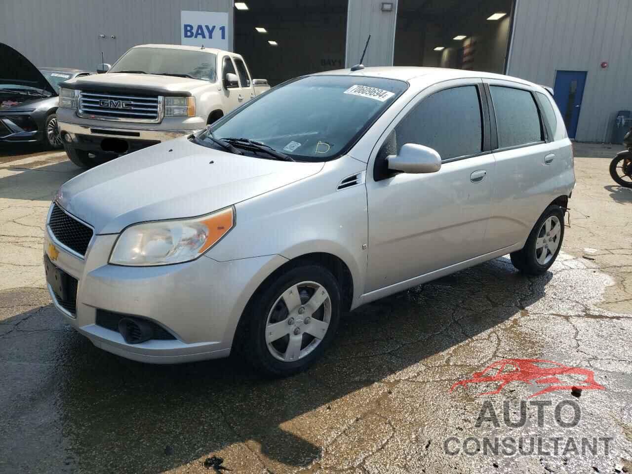 CHEVROLET AVEO 2009 - KL1TD66E29B364114