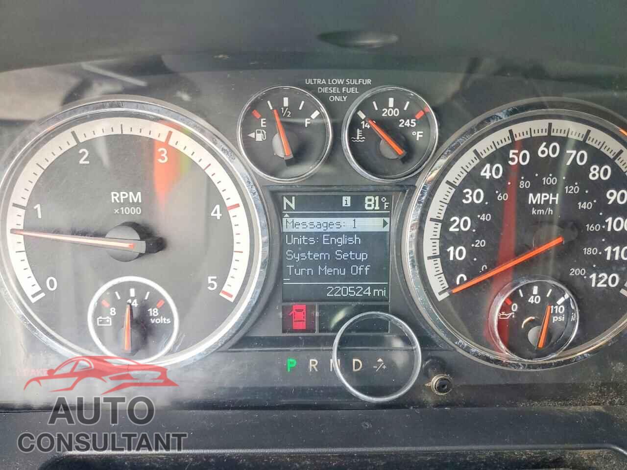 DODGE RAM 2500 2011 - 3D7UT2CL0BG524070