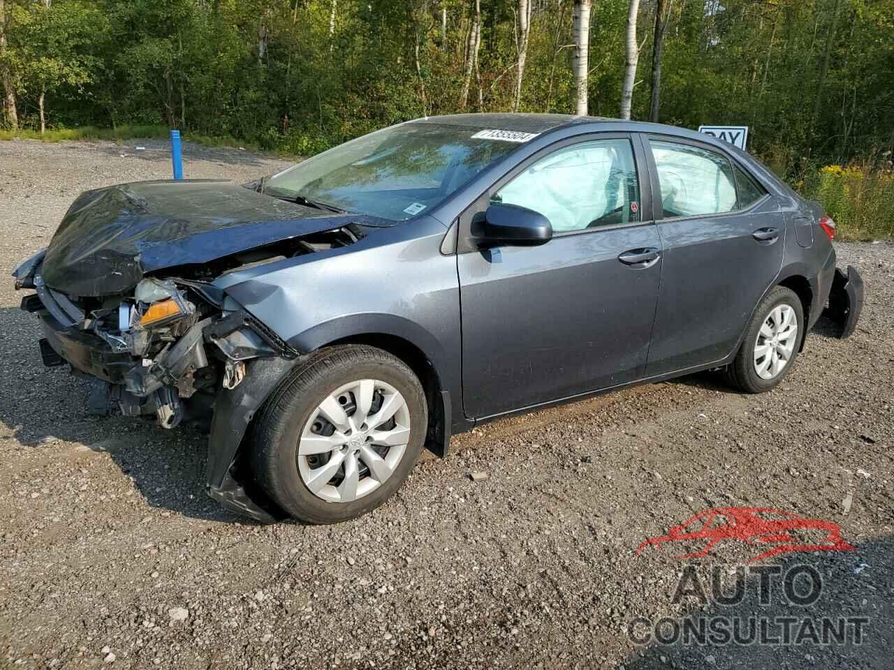 TOYOTA COROLLA 2015 - 2T1BURHE1FC308195
