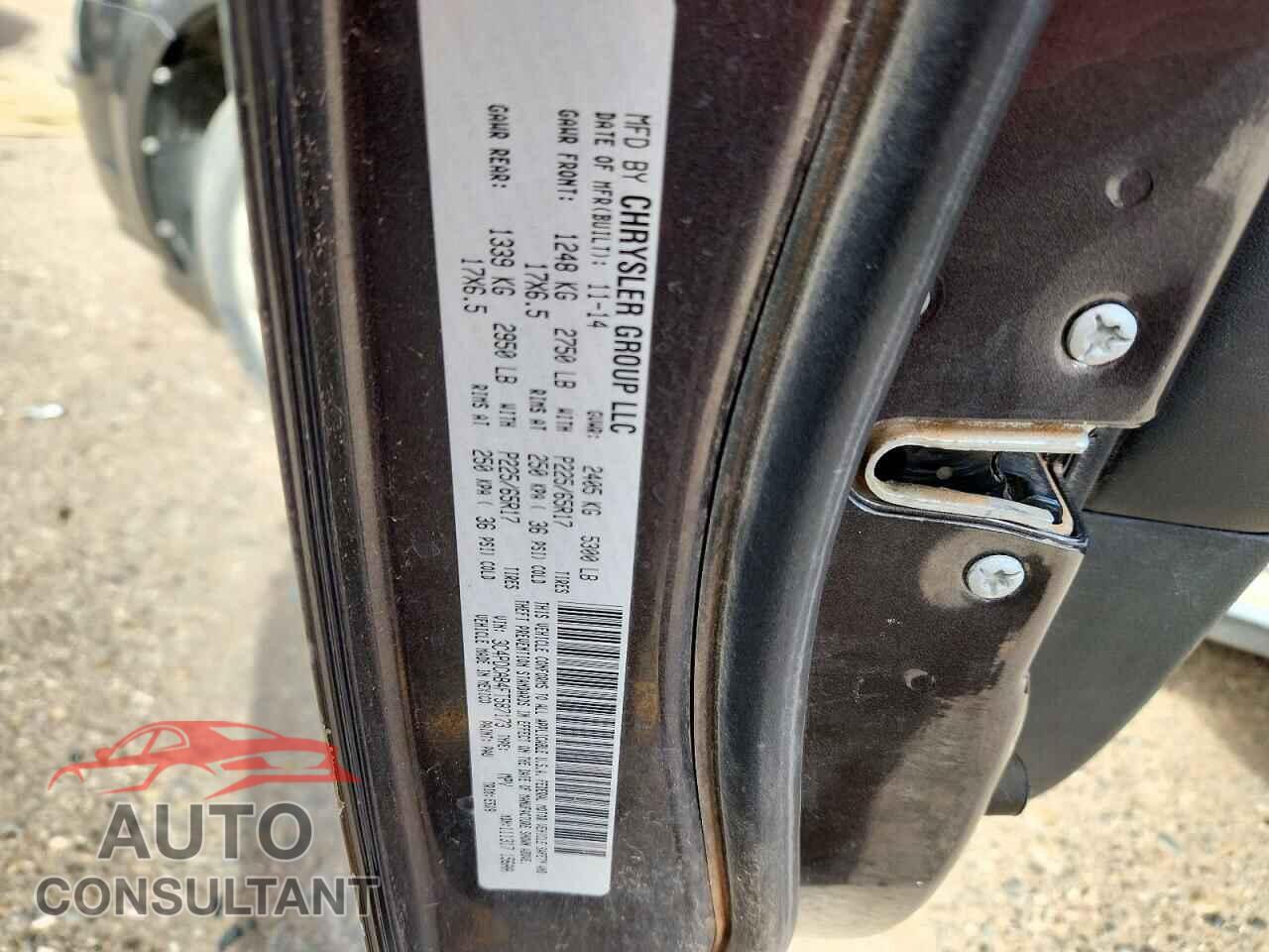 DODGE JOURNEY 2015 - 3C4PDCAB4FT587173