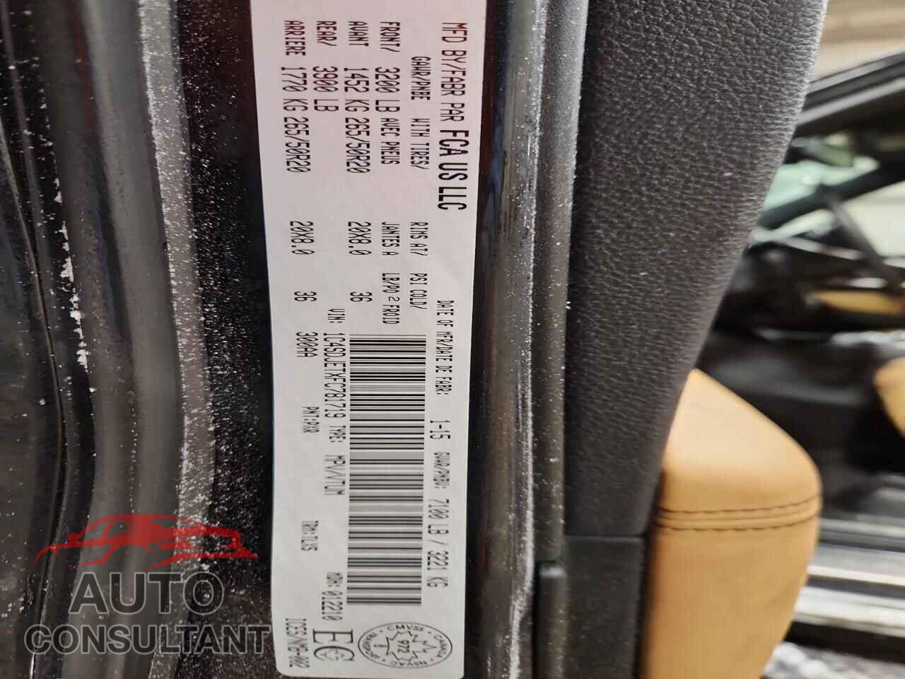DODGE DURANGO 2015 - 1C4SDJETXFC781719