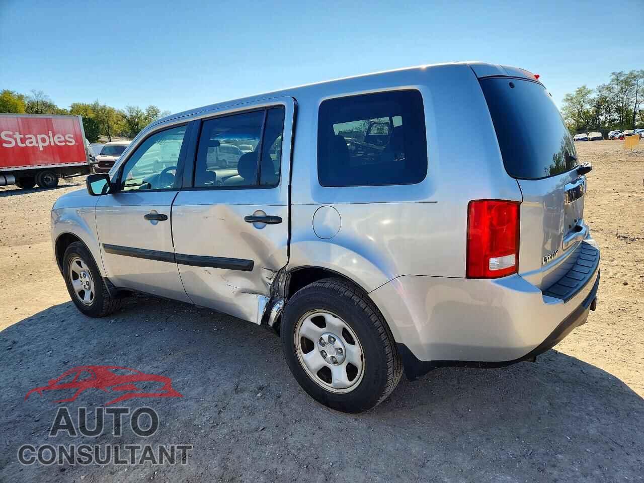 HONDA PILOT 2012 - 5FNYF3H22CB018269
