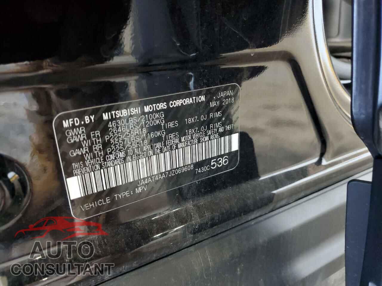 MITSUBISHI ECLIPSE 2018 - JA4AT4AA7JZ069608
