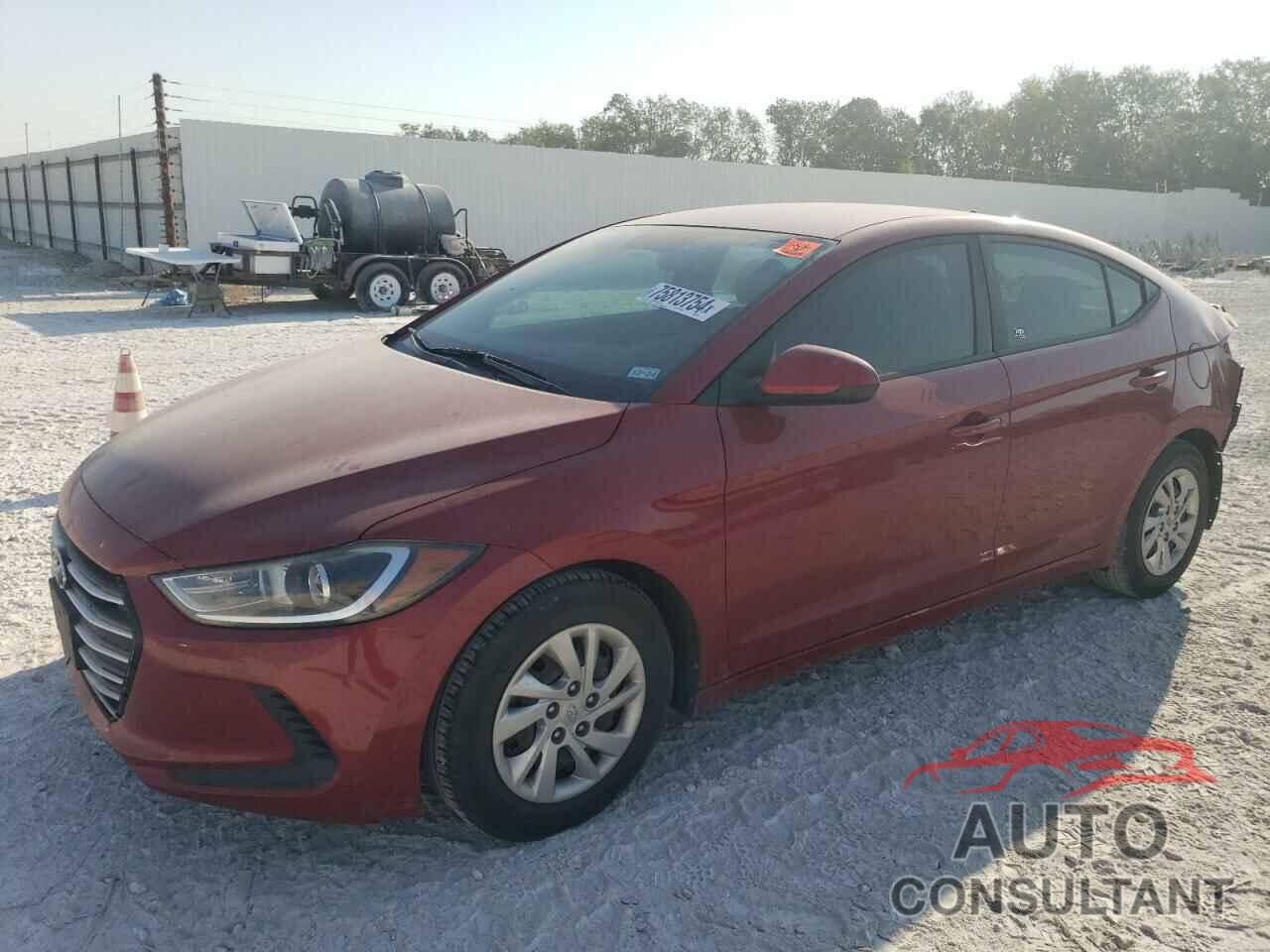 HYUNDAI ELANTRA 2017 - KMHD74LF6HU116257