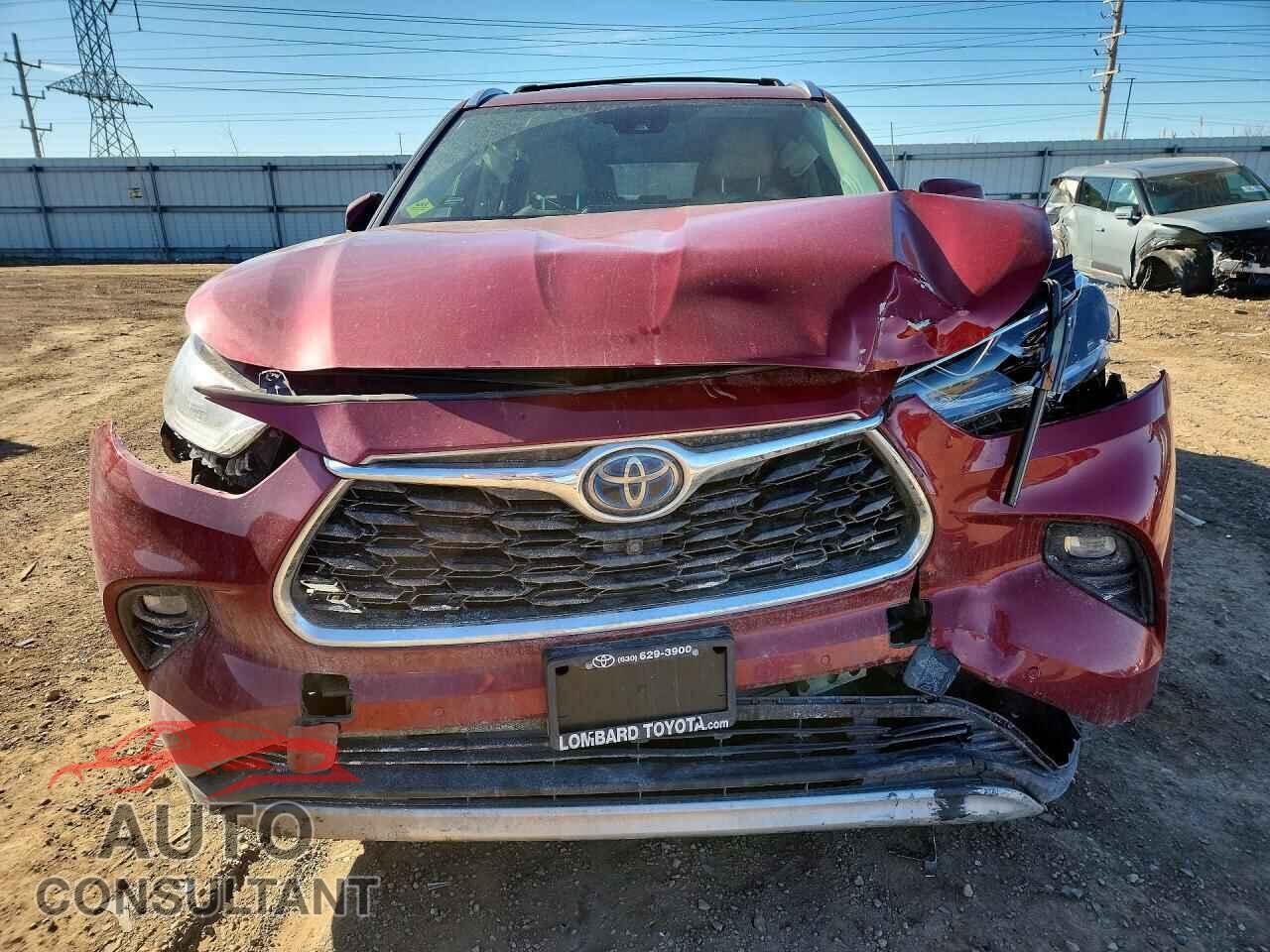 TOYOTA HIGHLANDER 2021 - 5TDEBRCH7MS020478