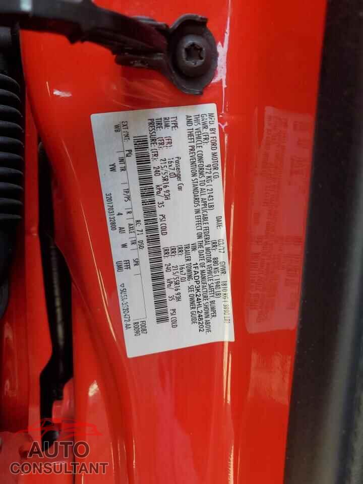 FORD FOCUS 2017 - 1FADP3K24HL248202