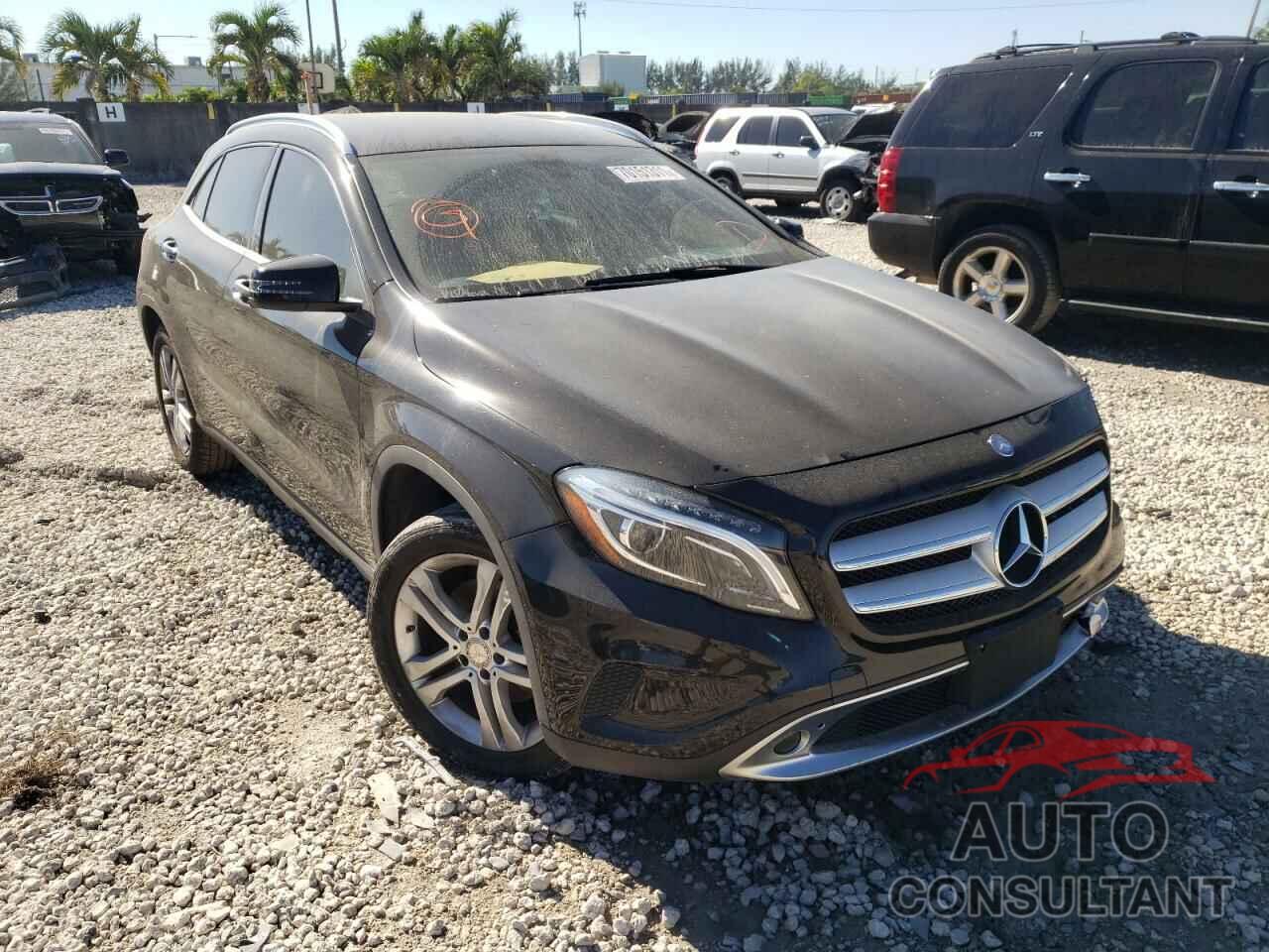 MERCEDES-BENZ GLA-CLASS 2016 - WDCTG4GB2GJ244481